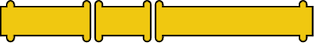 Horizontal yellow pipeline graphic with three segmented sections.